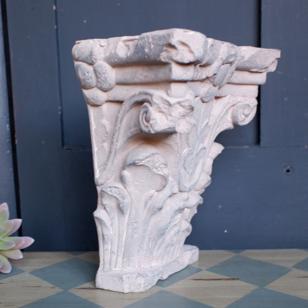 New Grey CORBEL Wall Sconce Shelf Display Shabby Chic French Vintage Plinth