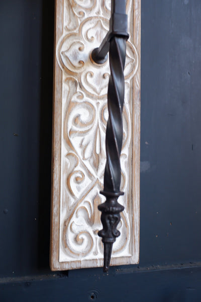 New Pair Vintage French TORCHIERE Shabby Chic Wall Sconce Candle Stick Holder