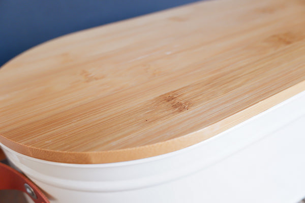 NEW Set of 3 Enamel Tea Coffee Sugar Jars & Bread Bin Vintage Retro Style Metal Pots