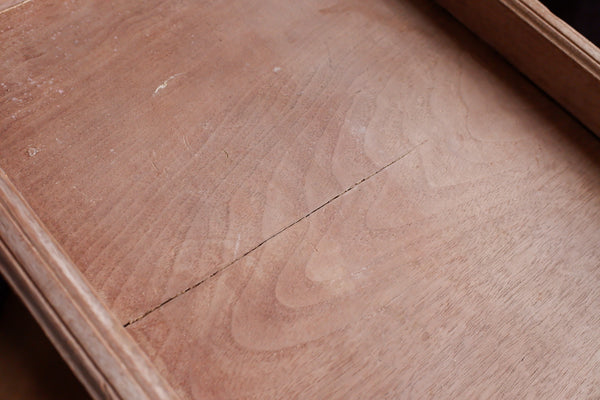 Antique Edwardian WALNUT Wood Serving Trolley 2 Shelf Tier Rustic Table Stand