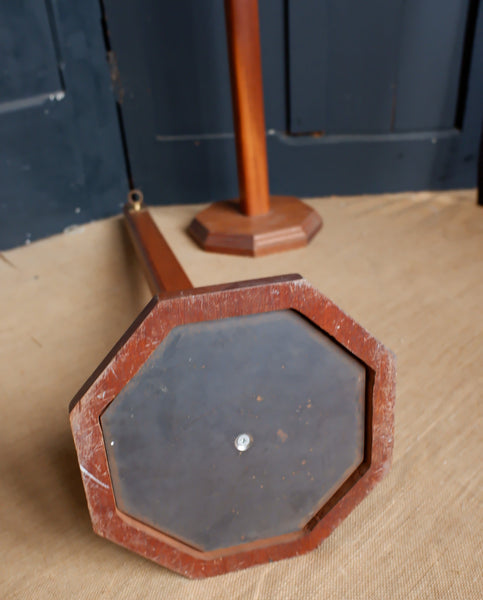 Vintage Theatre STANCHION Rope & 3 Wood POSTS Crowd Control Barrier Divider PROP