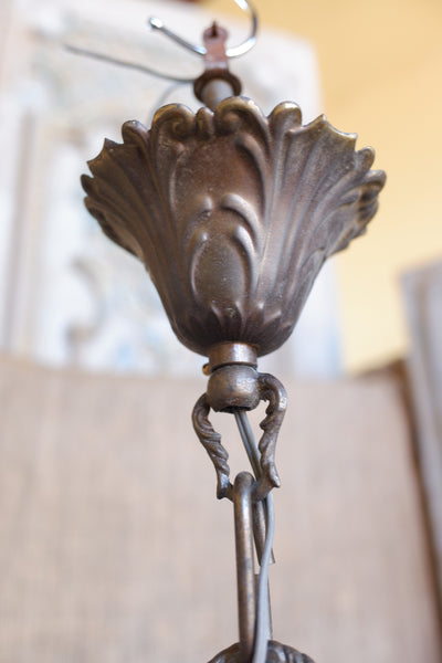 Antique Bronze 8 Arm Large CHERUB Chandelier Pendant Ceiling Light