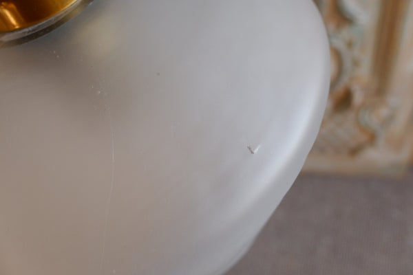 Alena Ink Blue & Frosted Glass Shade Chandelier By LIBRA Pendant Ceiling Light