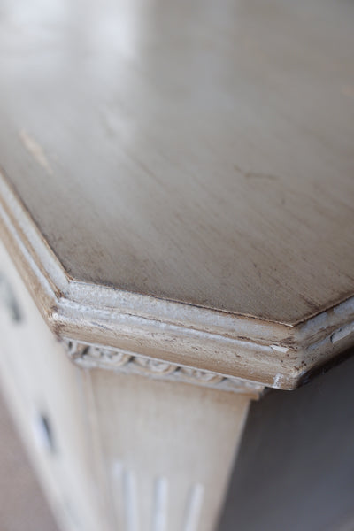 Vintage GUSTAVIAN Style Storage Chest of 3 Drawers Rustic Shabby Chic Unit