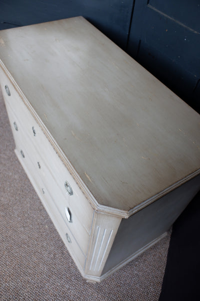 Vintage GUSTAVIAN Style Storage Chest of 3 Drawers Rustic Shabby Chic Unit