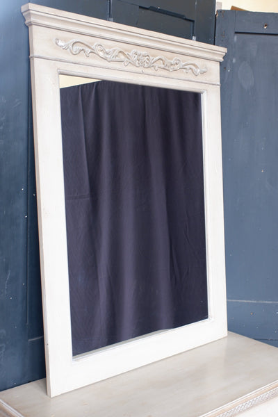 Vintage GUSTAVIAN Style Overmantel Rustic Shabby Chic Tall Mirror