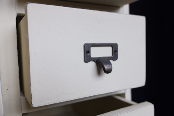 New Cream Vintage Retro Rustic Industrial Apothecary Multi Chest of 14 Drawers