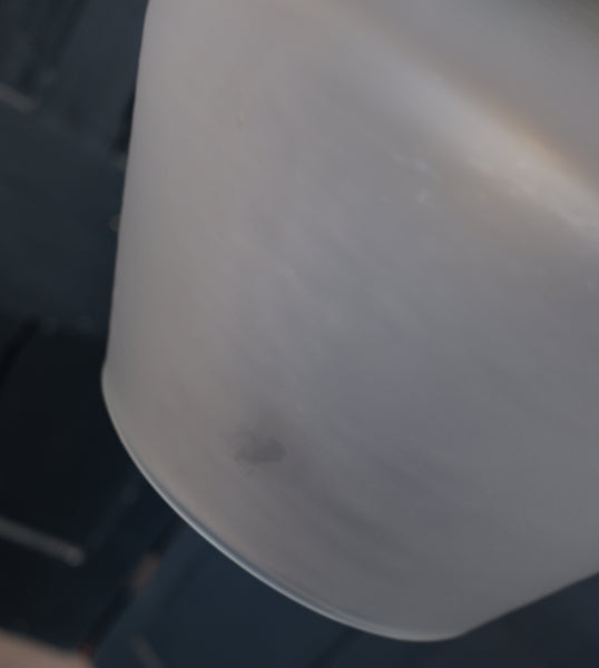 Alena Ink Blue & Frosted Glass Shade Chandelier By LIBRA Pendant Ceiling Light