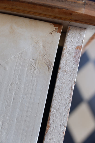 VINTAGE French Style CREAM Mirror APOTHECARY Medicine Cabinet Cupboard