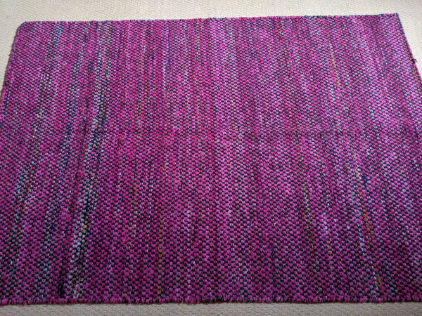 New 120x180cm Pink INDIAN KILIM KELIM Jute COTTON HAND WOVEN Carpet Rug Runner