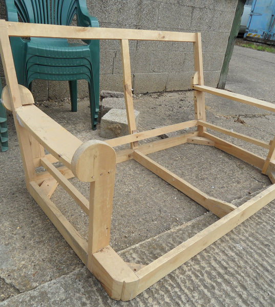 2 Seater Sofa Armchair Suite SETTEE Lounge Hardwood Frame Upholstery Project