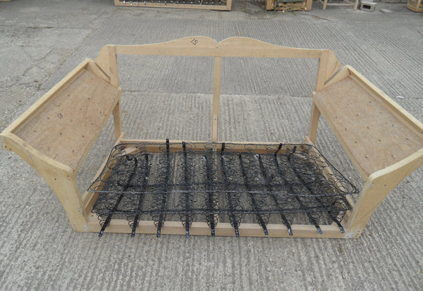 2/3 Seater Hardwood Cottage Sofa SETTEE Lounge Chesterfield Frame Upholstery Project