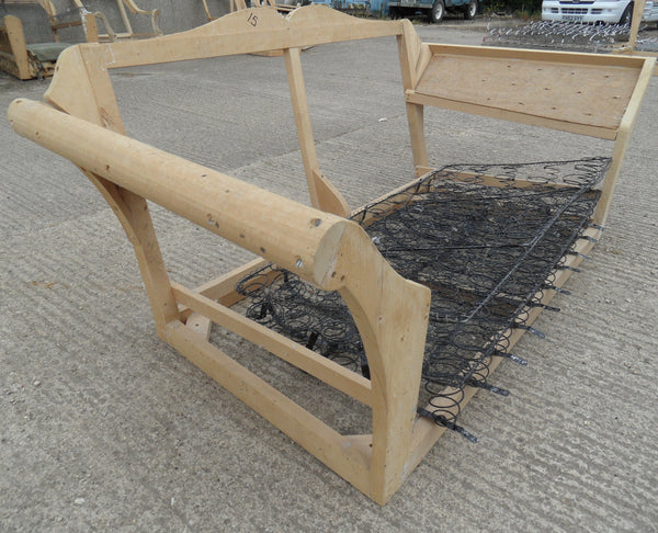 2/3 Seater Hardwood Cottage Sofa SETTEE Lounge Chesterfield Frame Upholstery Project