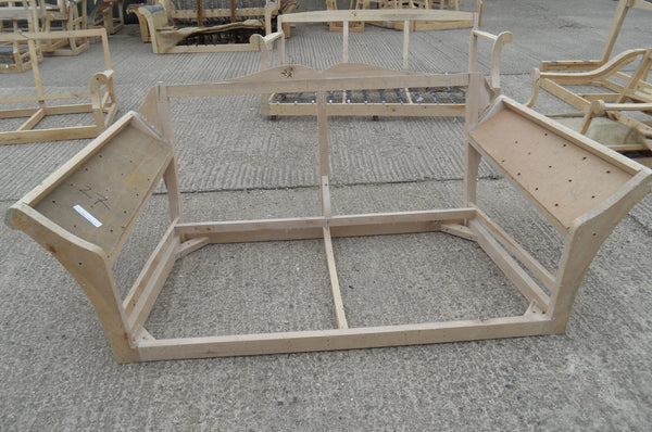 2/3 Seater Hardwood Cottage Sofa SETTEE Lounge Chesterfield Frame Upholstery Project