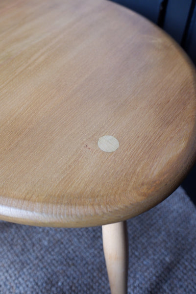 ERCOL Nest Of 3 Coffee Tables Vintage Retro Pebble Nesting Side Elm Wood 354C