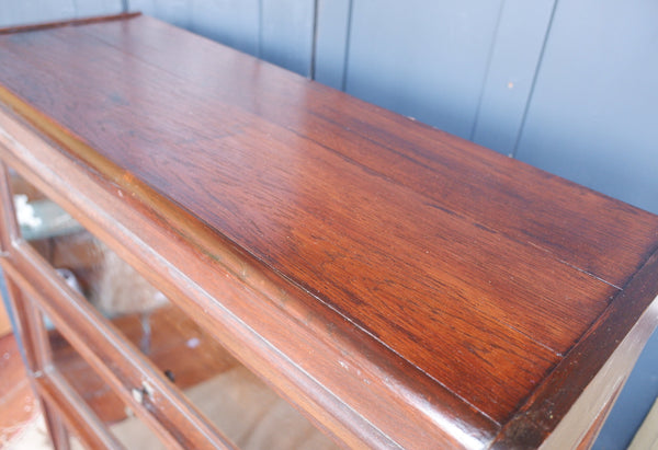 Antique Barristers BOOKCASE Oak Stacking 4 Shelf Cupboard Display Cabinet Unit