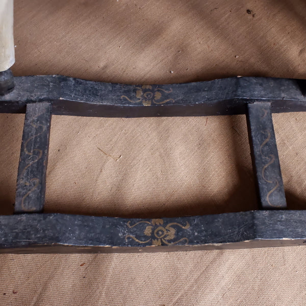 Vintage Wooden Rocking Horse Ornate Shabby Chic Rustic Decorative Painted Ornaments - 2 Sizes