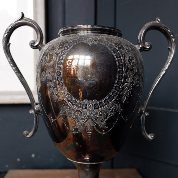 Dated 1899 Antique Victorian Silver Plated Samovar Tea Coffee Water Urn