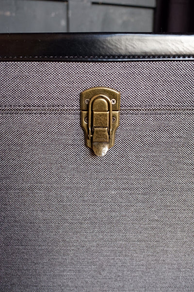 New HAMPTONS Grey Faux Leather Storage Chest/Trunk Coffee Side Table