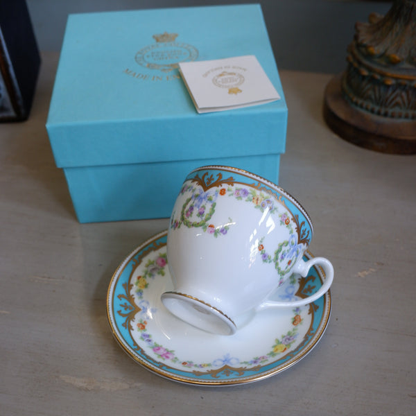 The Royal Collection Tea Cup & Saucer - English Fine Bone China Boxed - Great Exhibition 