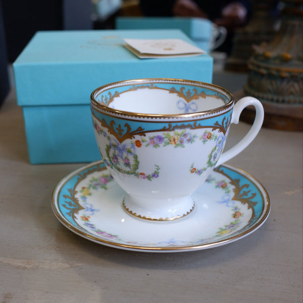 The Royal Collection Tea Cup & Saucer - English Fine Bone China Boxed - Great Exhibition 
