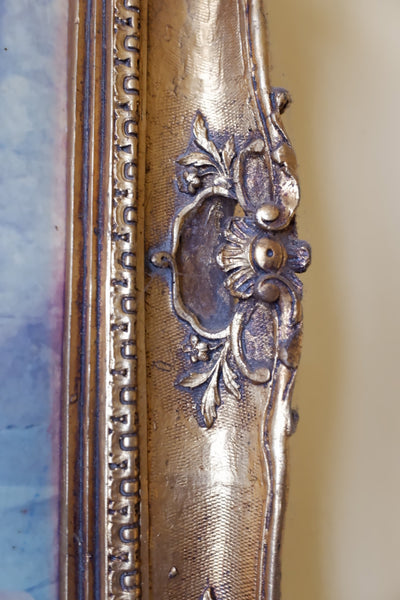 Vintage GOLD Gilt Ornate Ceramic Picture Photo Frame Children & Pets