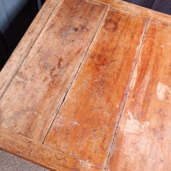 Large 96x96cm Vintage Square Oriental Coffee Table Cedar Wood Rustic Chinese Japanese