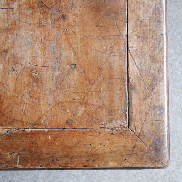 Large 96x96cm Vintage Square Oriental Coffee Table Cedar Wood Rustic Chinese Japanese