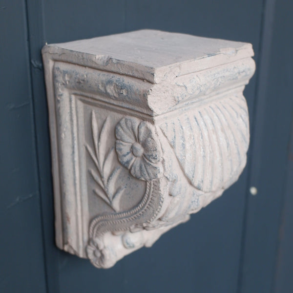 New Grey CORBEL Wall Sconce Shelf Display Shabby Chic French Vintage Plinth