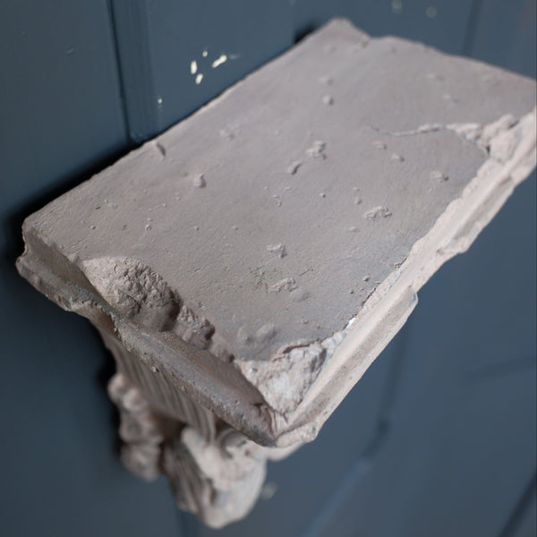 New Grey CORBEL Wall Sconce Shelf Display Shabby Chic French Vintage Plinth