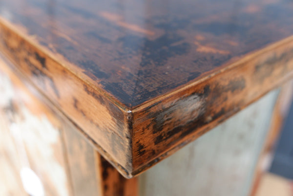 New Vintage Rustic Distressed Chest of 8 Drawers TSANG Sideboard Unit