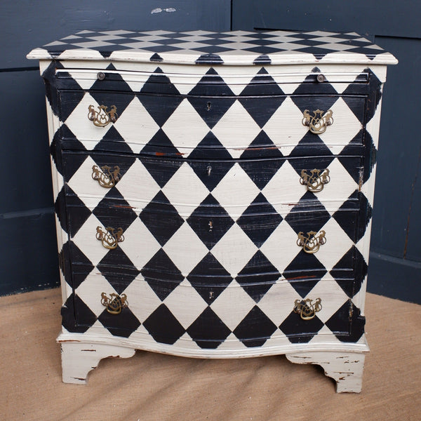 Vintage Rustic Shabby Chic Cabinet Drinks Cupboard Sideboard Bedside Unit