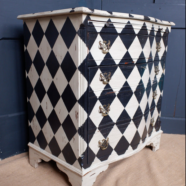 Vintage Rustic Shabby Chic Cabinet Drinks Cupboard Sideboard Bedside Unit