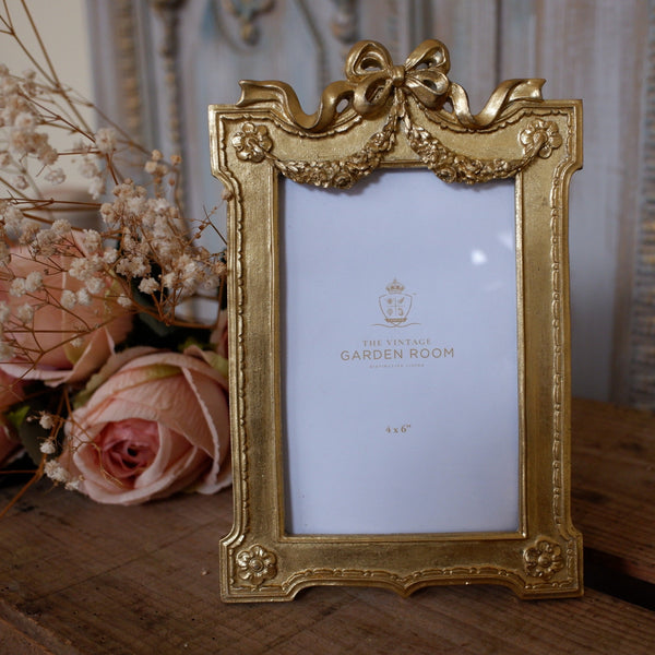 New 6x4" Vintage French Style Ornate GOLD Picture PHOTO Frame