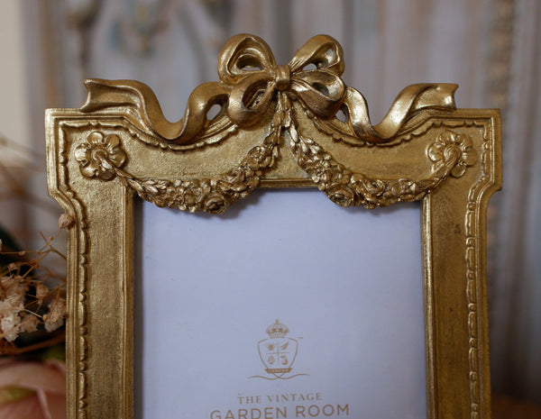 New 6x4" Vintage French Style Ornate GOLD Picture PHOTO Frame