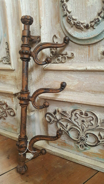 NEW Set of 3 Wall Hat Coat Rustic Door HOOKS French Vintage Shabby Chic Metal Rack