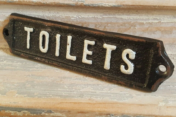 New Vintage RETRO TOILET Laundry GENTS Ladies BATH Room Metal Cast Iron Signs