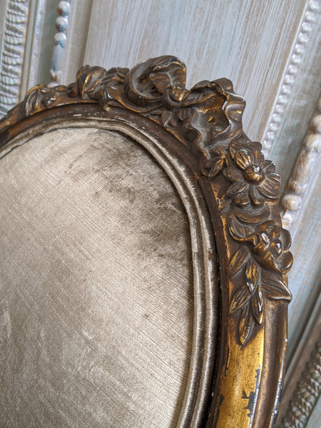 Antique Vintage Style Gold Gilt Shabby Chic French ROCOCO Louis Carved Ornate Chair