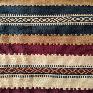 New 180x245cm INDIAN KILIM KELIM 100% COTTON Aztec Design HAND WOVEN Carpet Rug Runner or Throw