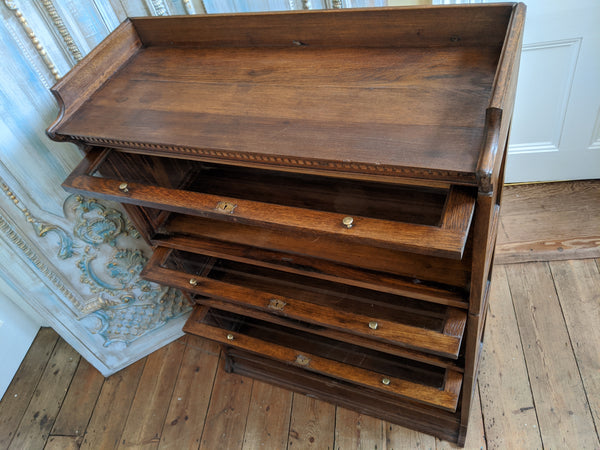 THE LEBUS BOOKCASE Antique Oak Barristers Stacking Shelf Cupboard Cabinet Bookshelf Unit