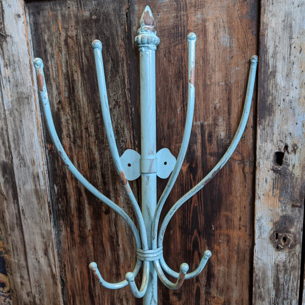 NEW Teal Vintage Style Wall Door Coat Hat Rustic HOOKS French Vintage Shabby Chic Metal Rack