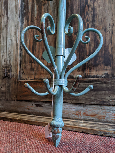 NEW Teal Vintage Style Wall Door Coat Hat Rustic HOOKS French Vintage Shabby Chic Metal Rack
