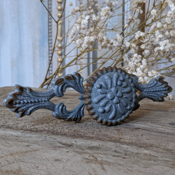 NEW French Vintage GREY Shabby Chic Metal Rustic Door Drawer Knob Pull Handle