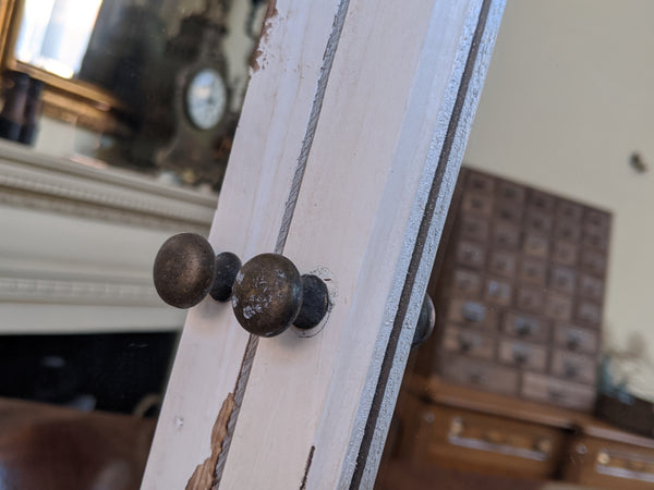 New VINTAGE French Cream Shabby Chic Rustic Wall BATH Mirror Cabinet Cupboard Unit