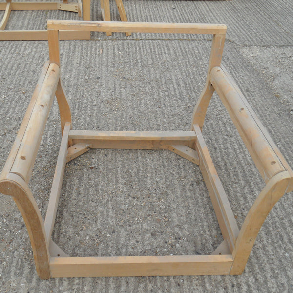 Modern Retro Modular Square CLUB Chesterfield ARMCHAIR Chair Hardwood Frame