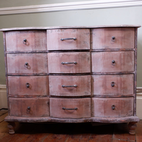 New VINTAGE Retro Rustic Apothecary 12 Multi Drawer Wood Storage Chest Unit