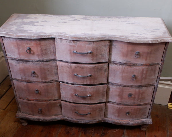 New VINTAGE Retro Rustic Apothecary 12 Multi Drawer Wood Storage Chest Unit