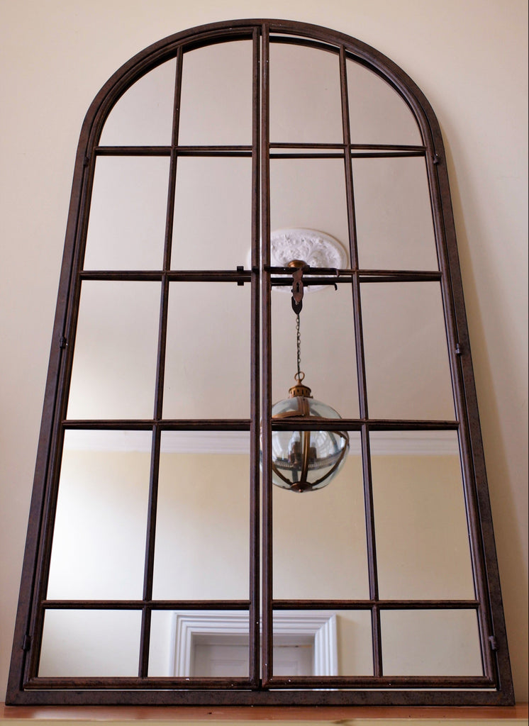 Open Window Style Mirrors New 175x97cm Arched Window Style Shabby Chic Large Rustic Metal Distre ...